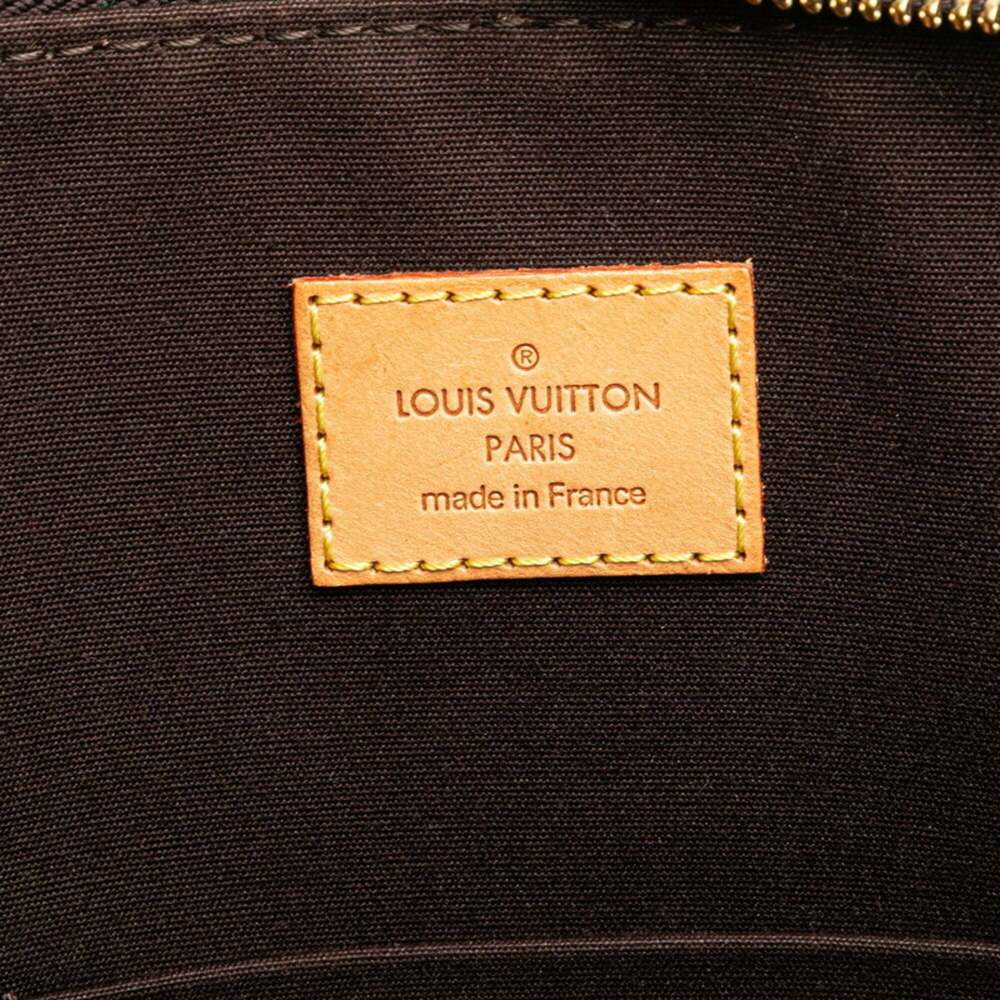LOUIS VUITTON Authentic Brown Monogram Leather Shoulder Bag - Picture 13 of 14